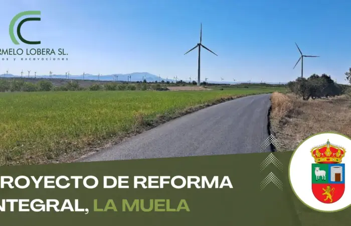 Reforma de la calle Camino de las Banqueras en La Muela por Carmelo Lobera